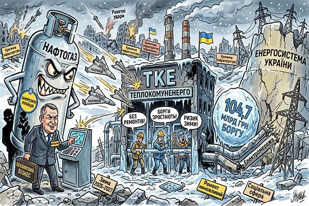 План «Нафтогазу»: заморозити українців